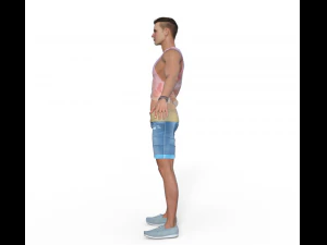 Adam Realistic Character 3D Model