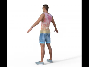 Adam Realistic Character 3D Model