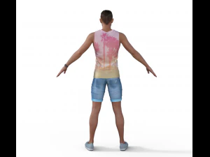 Adam Realistic Character 3D Model