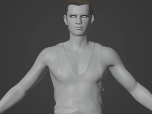 Adam Realistic Character 3D Model