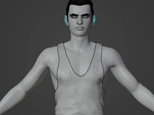 Adam Realistic Character 3D Model