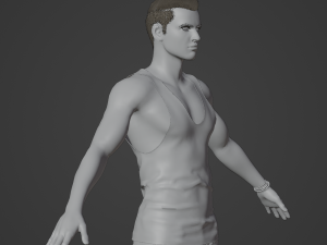 Adam Realistic Character 3D 모델