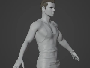 Adam Realistic Character 3D Model