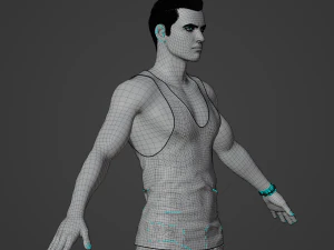 Adam Realistic Character 3D Model