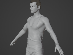 Adam Realistic Character 3D 모델
