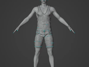 Adam Realistic Character 3D Model
