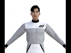 Man in Sport Outfit Realistic Character 3D मॉडल