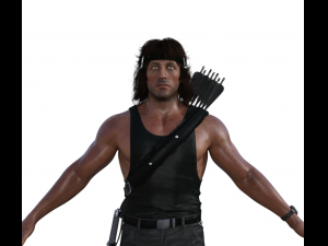 Rambo Realistic Character 3Dモデル