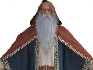 Волшебник реалистичный персонаж 3D Модель