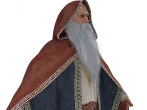 Wizard Realistic Character 3D Model