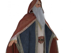 Wizard Realistic Character 3D Model