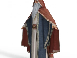 Wizard Realistic Character 3D Model