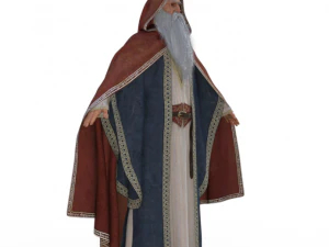 Wizard Realistic Character 3D Model
