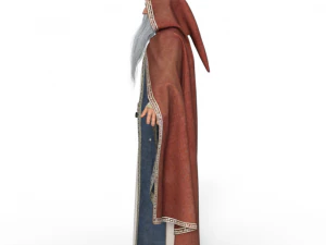 Wizard Realistic Character 3D Model