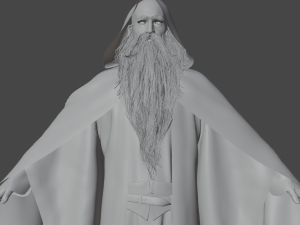 Wizard Realistic Character 3D Модель