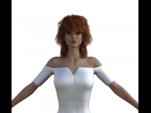 Rosita Realistic Character 3D Model