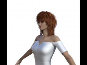 Rosita Realistic Character 3D Model