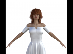 Rosita Realistic Character 3D Model