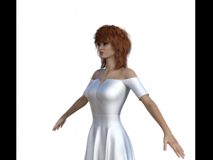 Rosita Realistic Character 3D Model