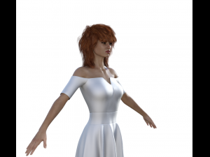 Rosita Realistic Character 3D Model