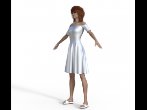 Rosita Realistic Character 3D Model