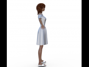Rosita Realistic Character 3D Model