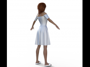 Rosita Realistic Character 3D Model