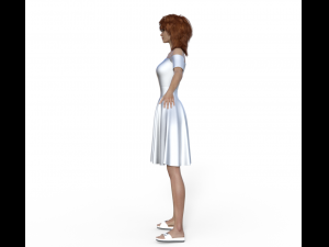 Rosita Realistic Character 3D Model