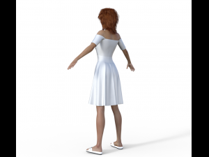 Rosita Realistic Character 3D Model