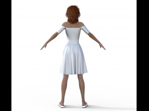 Rosita Realistic Character 3D Model