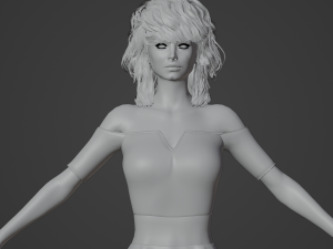 Rosita Realistic Character 3D Model