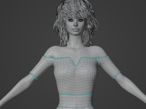 Rosita Realistic Character 3D Model