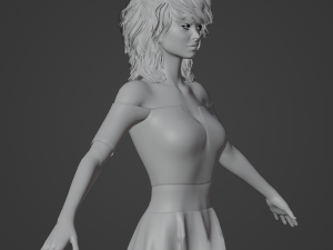 Rosita Realistic Character 3D Model
