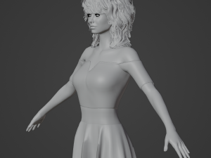 Rosita Realistic Character 3D Model