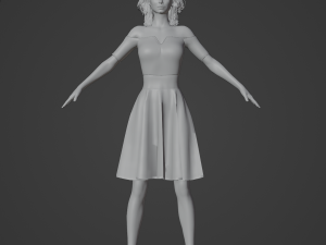 Rosita Realistic Character 3D Model
