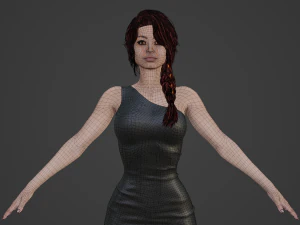 Scarlett Realistic Character 3D Model