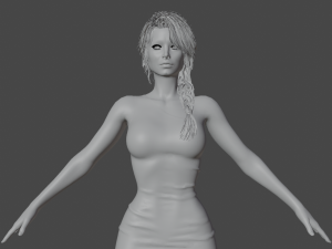 Scarlett Realistic Character 3D Model