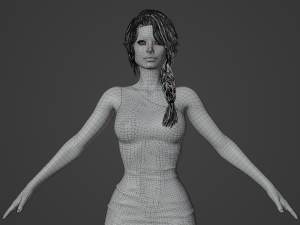 Scarlett Realistic Character 3D Model