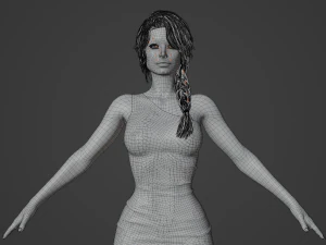 Scarlett Realistic Character 3D Model