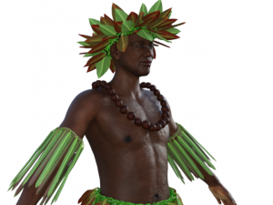 Tropical Man Realistic Character 3D मॉडल