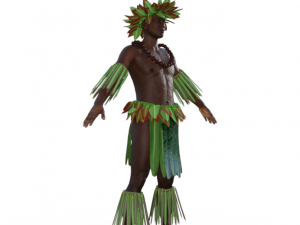 Tropical Man Realistic Character 3D मॉडल