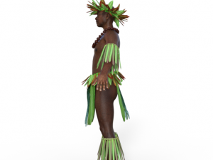 Tropical Man Realistic Character 3D मॉडल