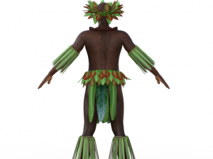 Tropical Man Realistic Character 3D मॉडल