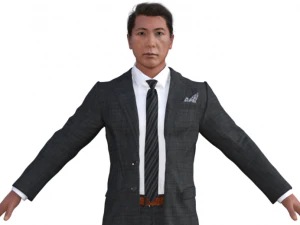 ドニー・イェンのリアルなキャラクター 3Dモデル