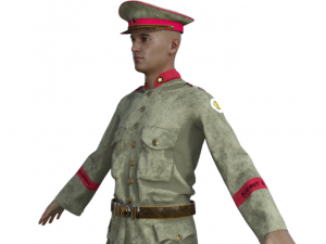 World War Soldier Realistic Character Modelo 3D