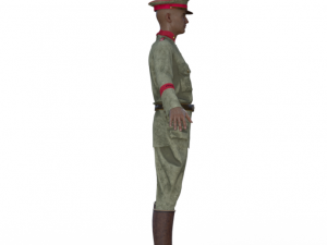 World War Soldier Realistic Character Modelo 3D