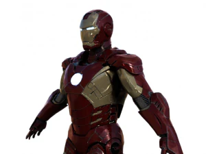 Ironman Realistic Character 3D Model