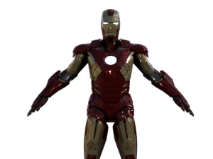 Ironman Realistic Character 3D Model