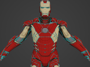 Ironman Realistic Character Modèle 3D
