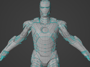Ironman Realistic Character Modèle 3D